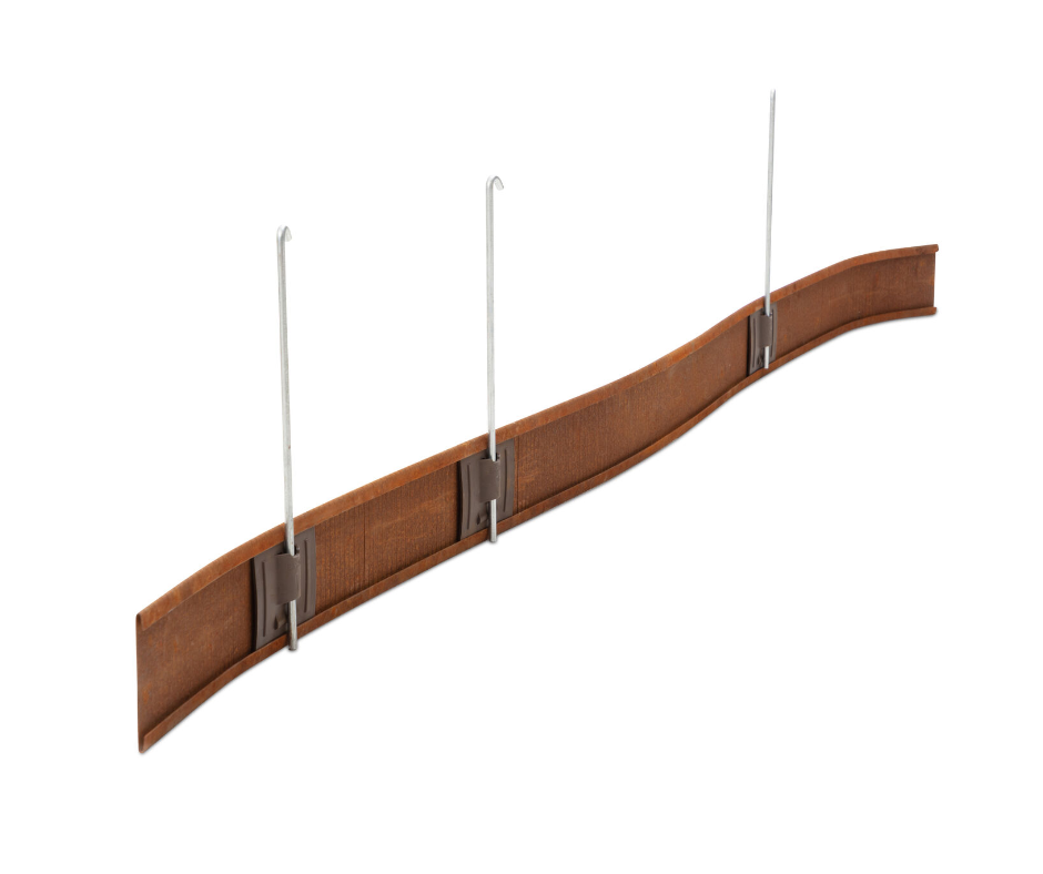 Bordure easyfix corten 240x15 cm ( par paqt 6 pcs )