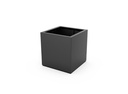 Bac carré Quartus en acier alu 3 mm RAL 9005