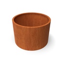 Jardinière corten ronde Ht 80 cm