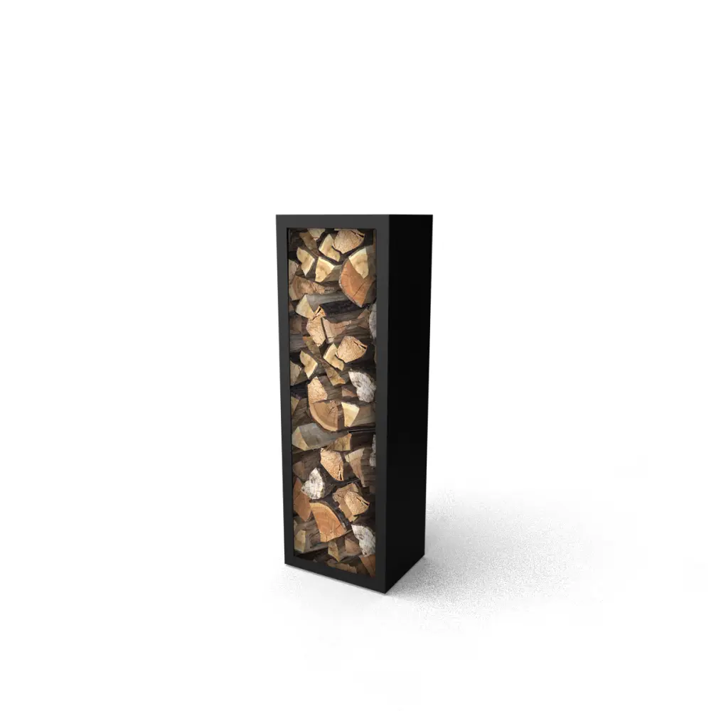 Rack a buches noir en 38.5 cm prof (50x150)