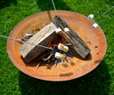 Brasero en corten