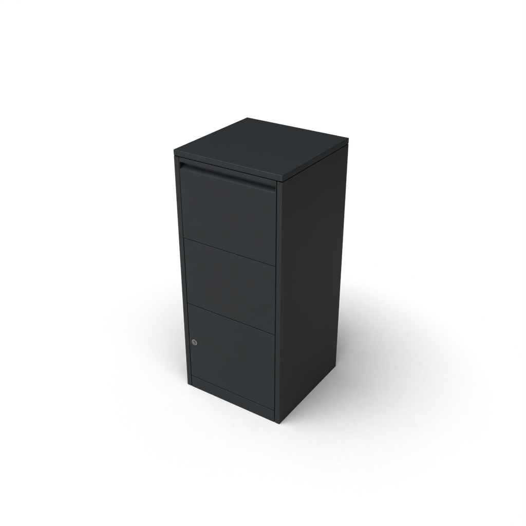 Boite aux lettres colis Giftu noire Ral 9005